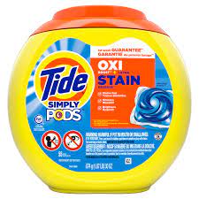 Tide Simply Pods + Oxi Laundry Detergent Soap Pods