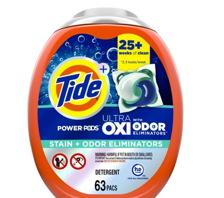Tide Ultra OXI Power PODS with Odor Elminators Laundry Detergent PACS