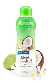TropiClean Lime & Coconut Deshedding Dog Shampoo for Shedding Control