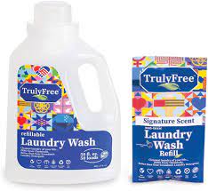 TrulyFree Laundry Wash, Signature Scent, Sensitive Skin, Natural Detergent