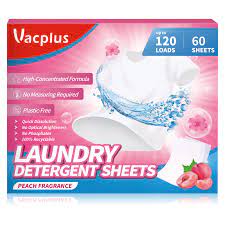 Vacplus Laundry Detergent Sheets
