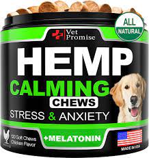 Vet Promise Hemp Calming Chews for Dogs with Anxiety and Stress