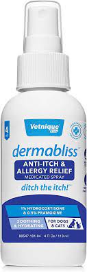 Vetnique Labs Dermabliss Anti-Itch & Allergy Relief Spray for Dogs-1