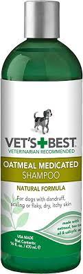 Vets Best Medicated Oatmeal Shampoo for Dogs