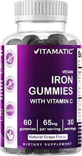 Vitamatic Iron 65 mg Gummies Supplement for Women