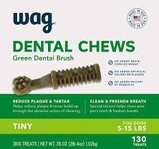 Wag Dental Dog Treats to Help Clean Teeth & Freshen Breath
