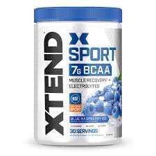 XTEND Sport BCAA Powder Blue Raspberry Ice - Electrolyte Powder