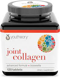 Youtheory Joint Collagen Pills Advanced with Boswellia Extract
