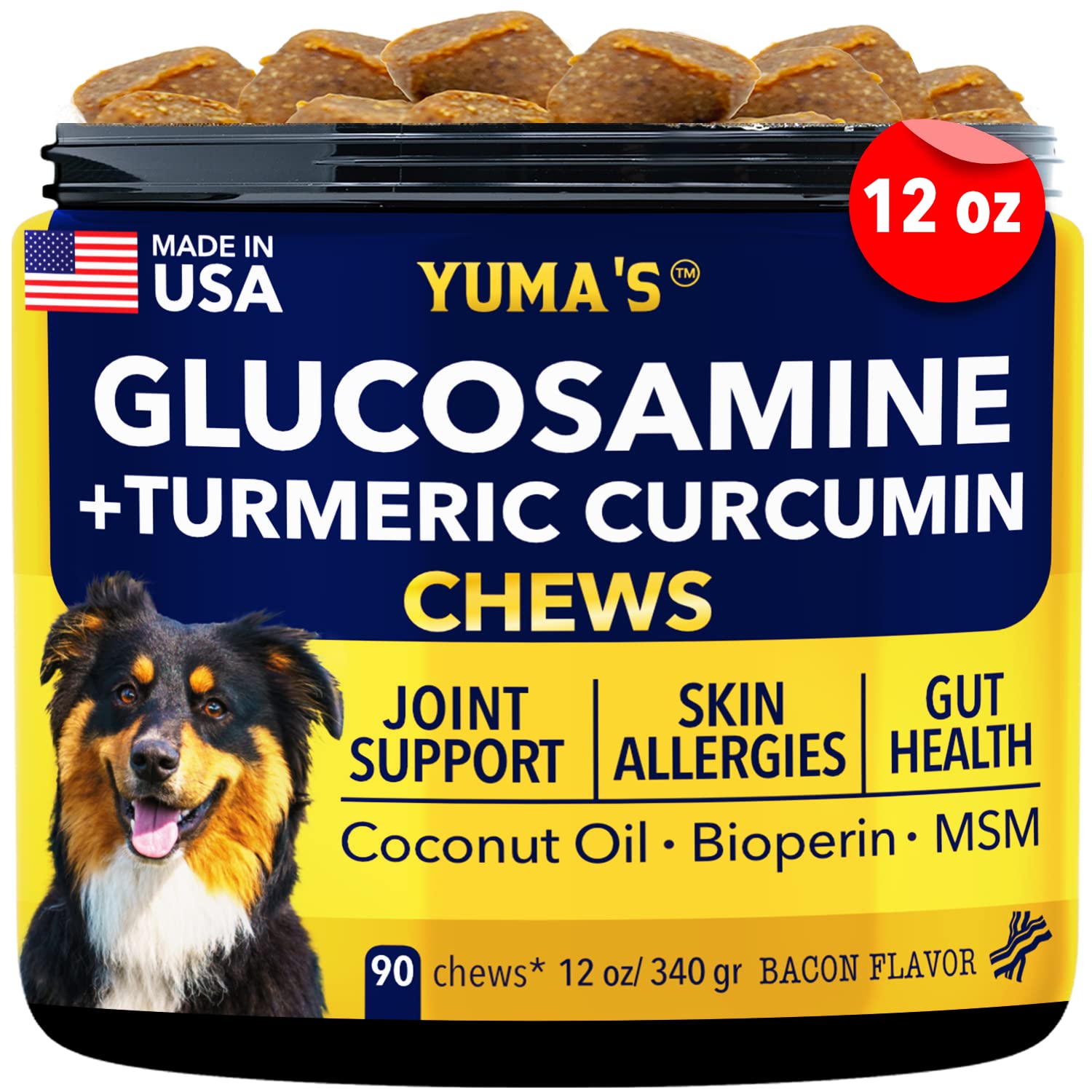 Yuma Glucosamine, Turmeric _ Curcumin Chews