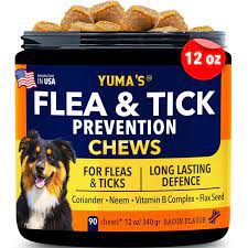 Yuma Natural Flea and Tick Chews for Dogs-1