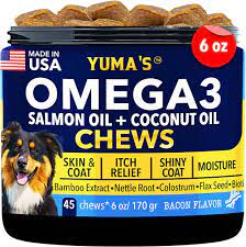 Yuma Omega 3 for Dogs, Allergy and Dog Itch Relief
