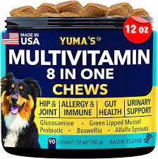 Yumas Dog Multivitamin Chews 8 in 1