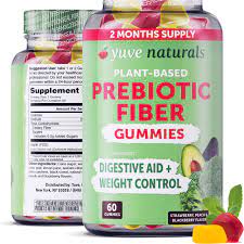 Yuve Prebiotic Fiber Gummies - Delicious - 3g Soluble Fiber Supplement