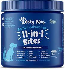 Zesty Paws Senior Advanced Multifunctional Supplement for Dogs