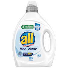 all Liquid Laundry Detergent, Clear for Sensitive Skin