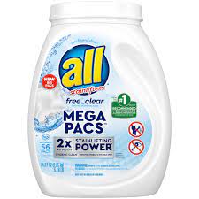 all Mega Pacs Laundry Detergent Pacs