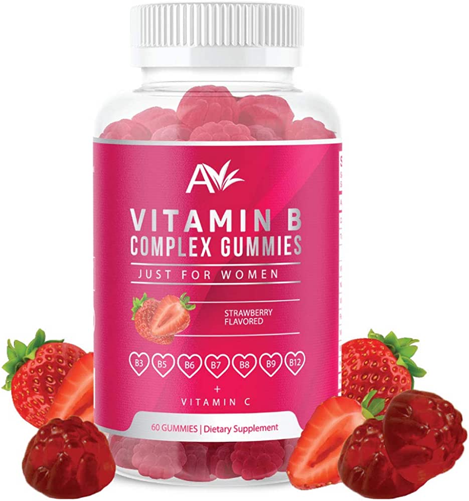 avilana Vitamin B Complex Just for Women Vegan Gummies
