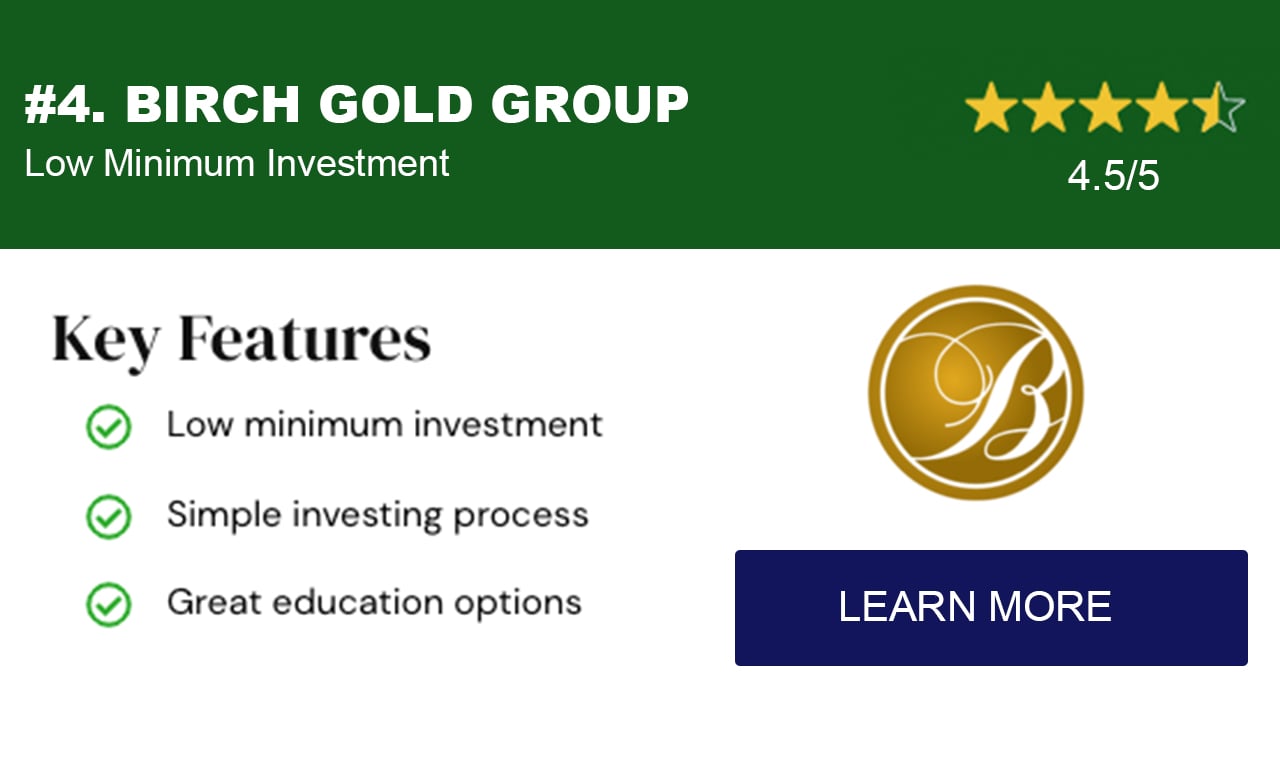 birch gold group gold ira account
