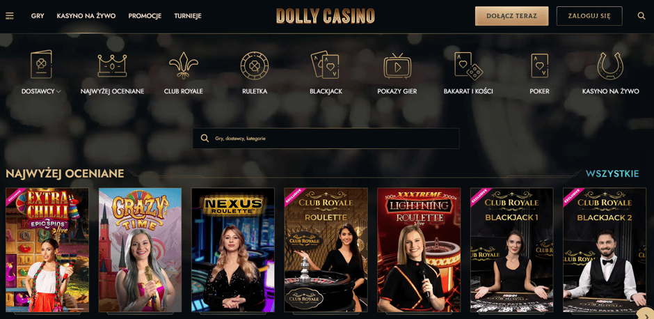 dolly casino live