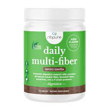 nbpure Daily Multi-Fiber, Premium All-Natural Soluble and Insoluble Fiber, Prebiotic