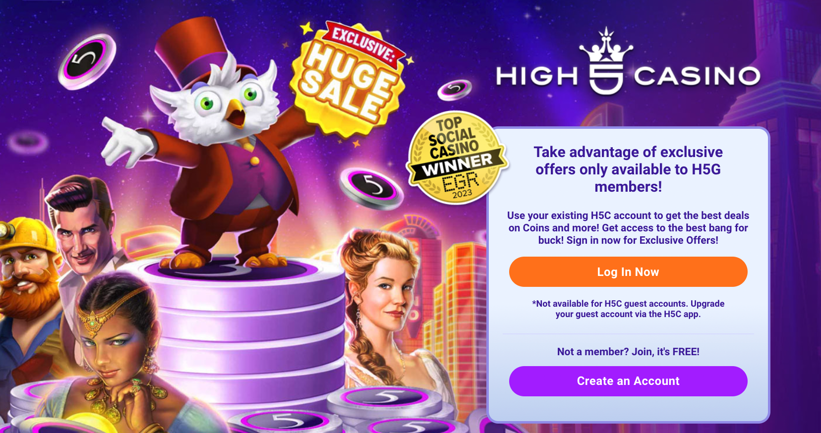 High 5 Casino Bonus