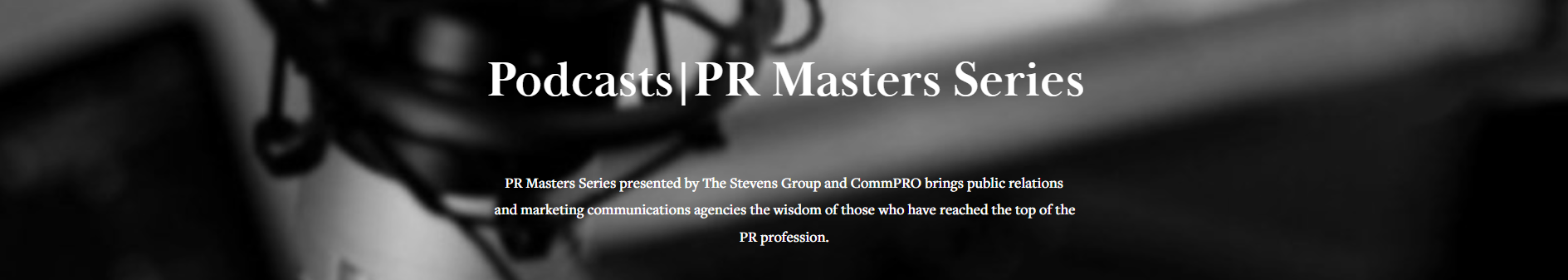 PR Masters Series