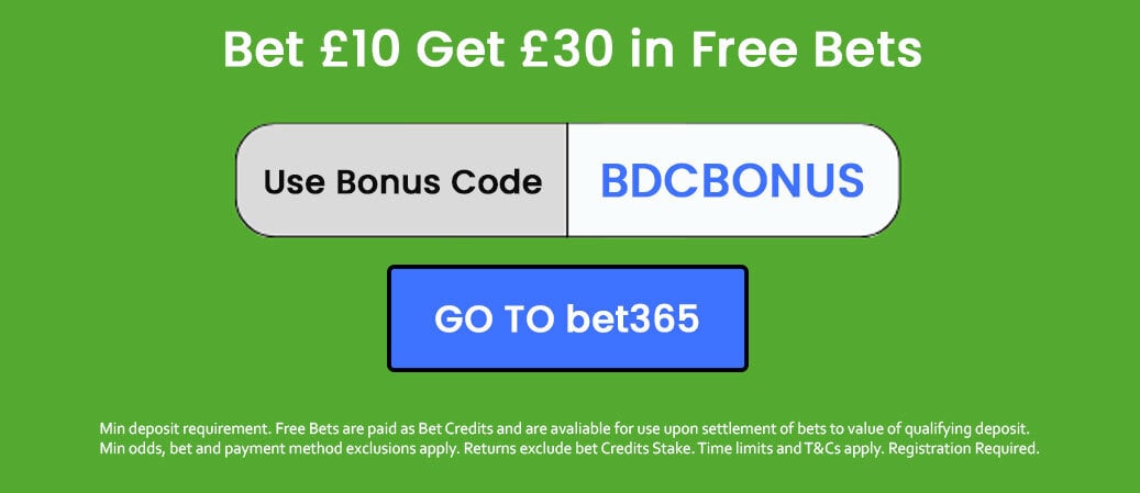 bet365 bonus code BDCBONUS