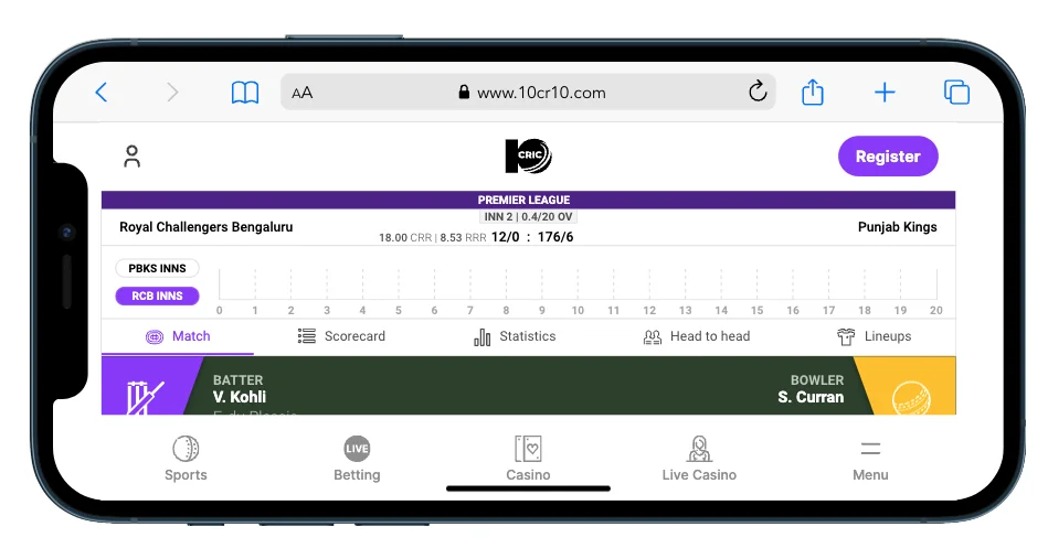 10Cric Betting Apps Offer