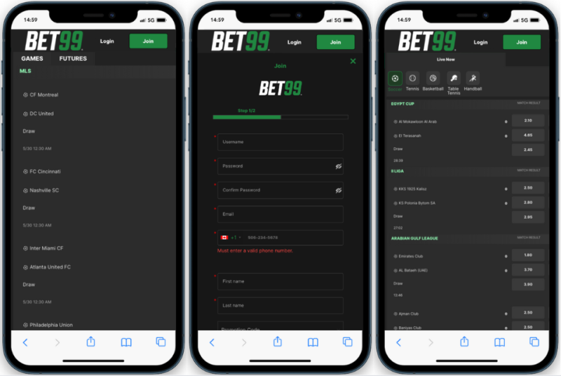 Bet99 MLS