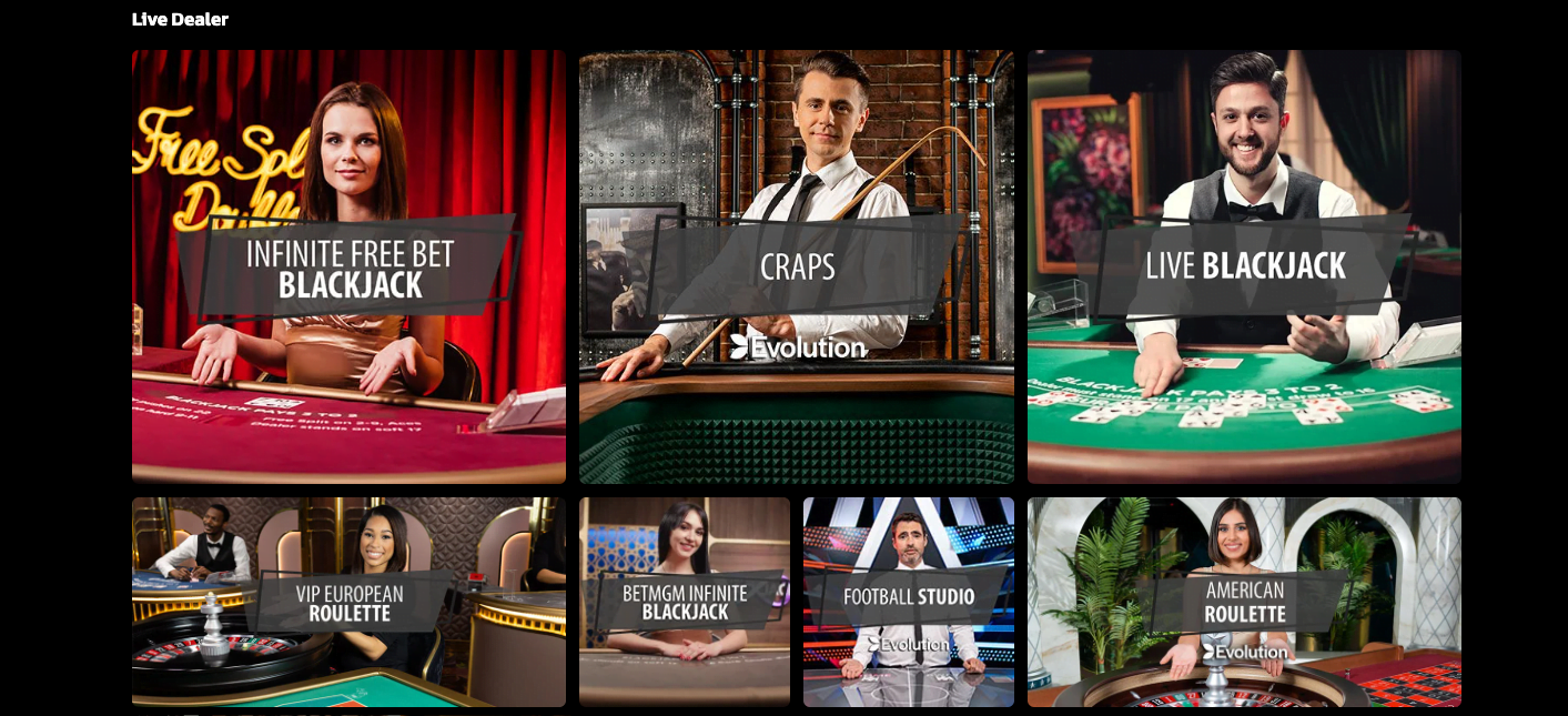 BetMGM Live Roulette