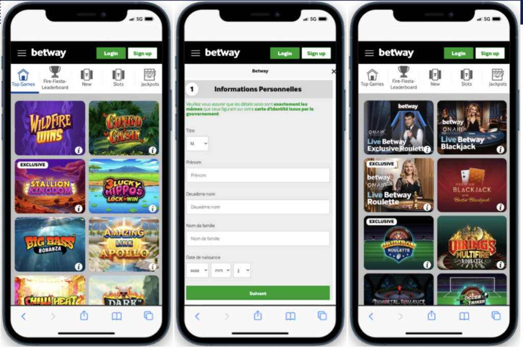 Betway Casino Mobile