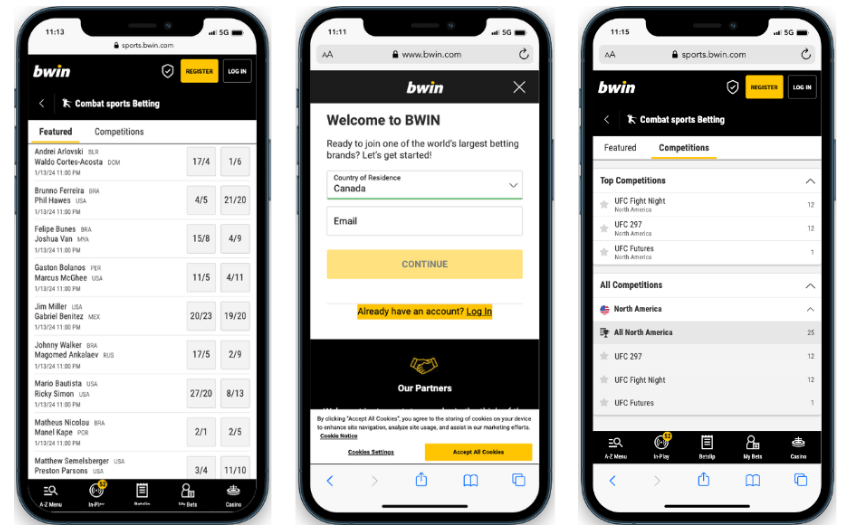 bwin UFC Betting Sites