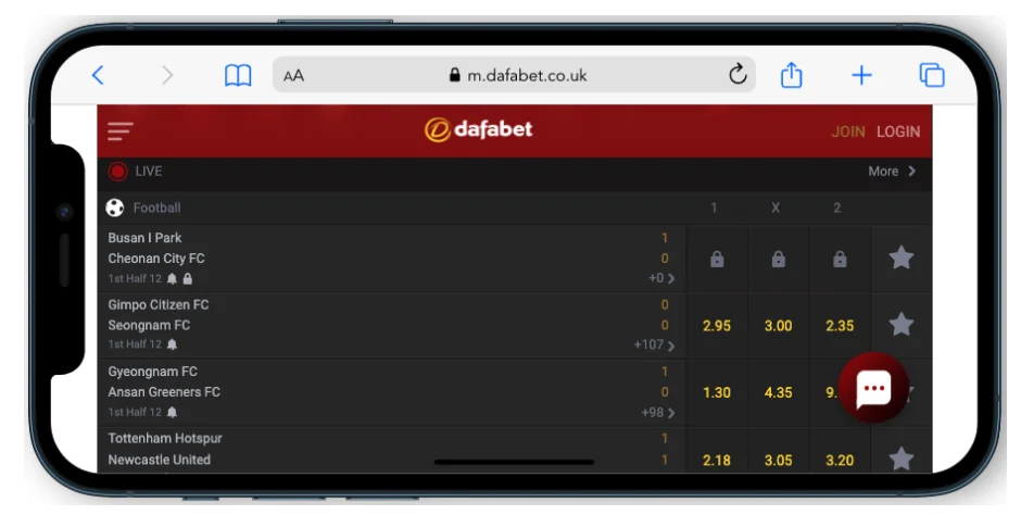 Dafabet Betting App Offers