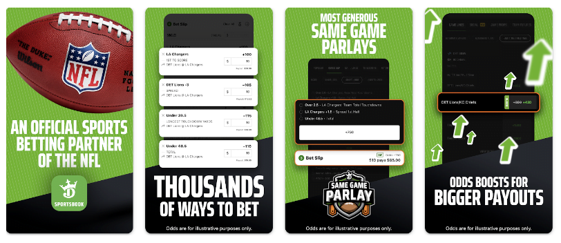 DraftKing NFL Betting Apps