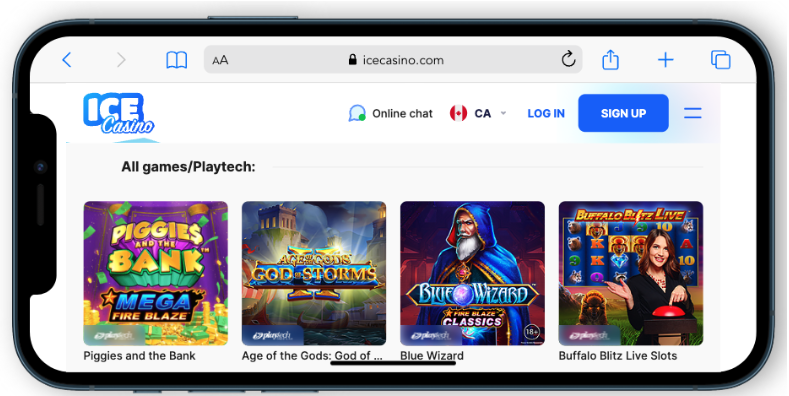 ICE Casino Playtech
