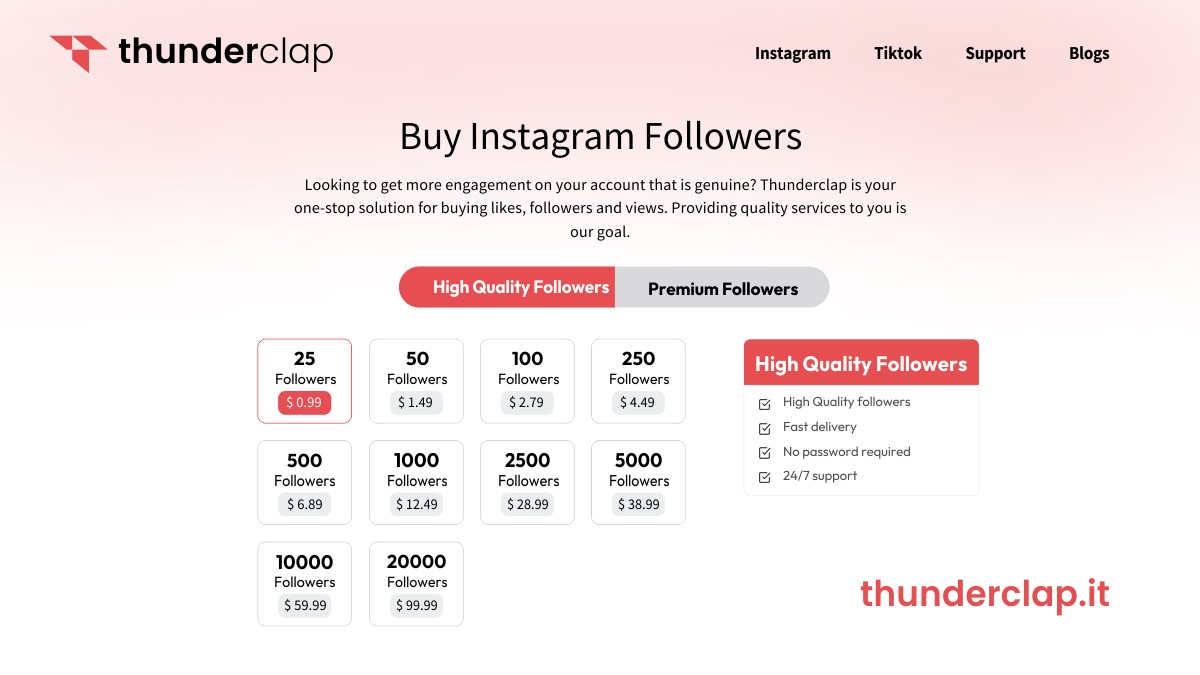 buy instagram followers from thunderclap.it