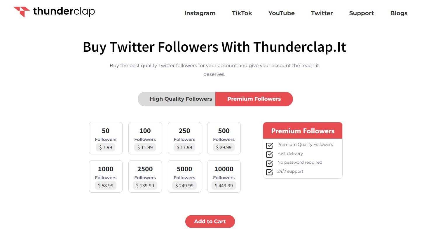 buy twitter followers