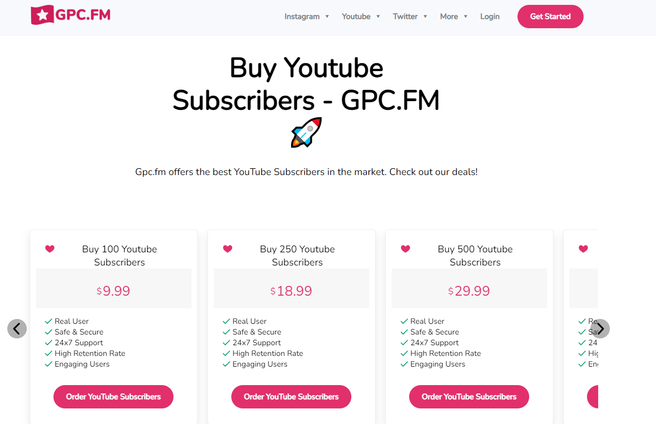 buy youtube subscribers gpc