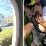 Irvine police arrest 5 believed to be linked to ‘transnational organized crime ring’ after security footage shows them posing as Amazon delivery drivers to rob Southern California homes