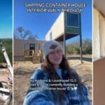 ‘We wanted to escape’: This Texas couple ditched the big city to build their dream home for $60,000 out of two 40-foot shipping containers — and they claim you can do it, too