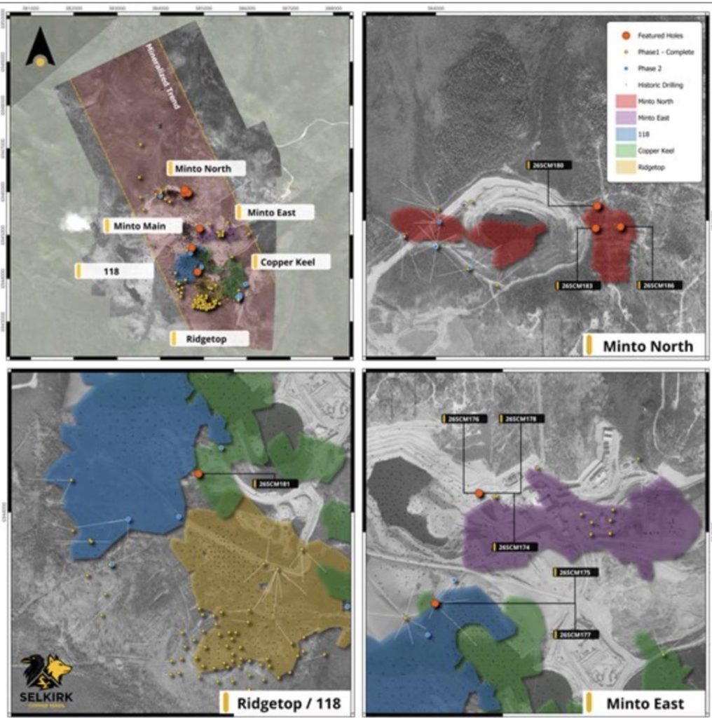 EBF45FEE 2500 42BB 8F73 A001B1A88ABC Selkirk Copper Announces Initial Results from the Phase 2 Drill Program and Commencement of Technical Data Collection to Support Planned Feasibility Study